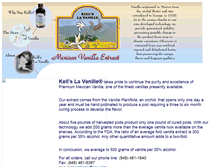 Tablet Screenshot of kellslavanille.com
